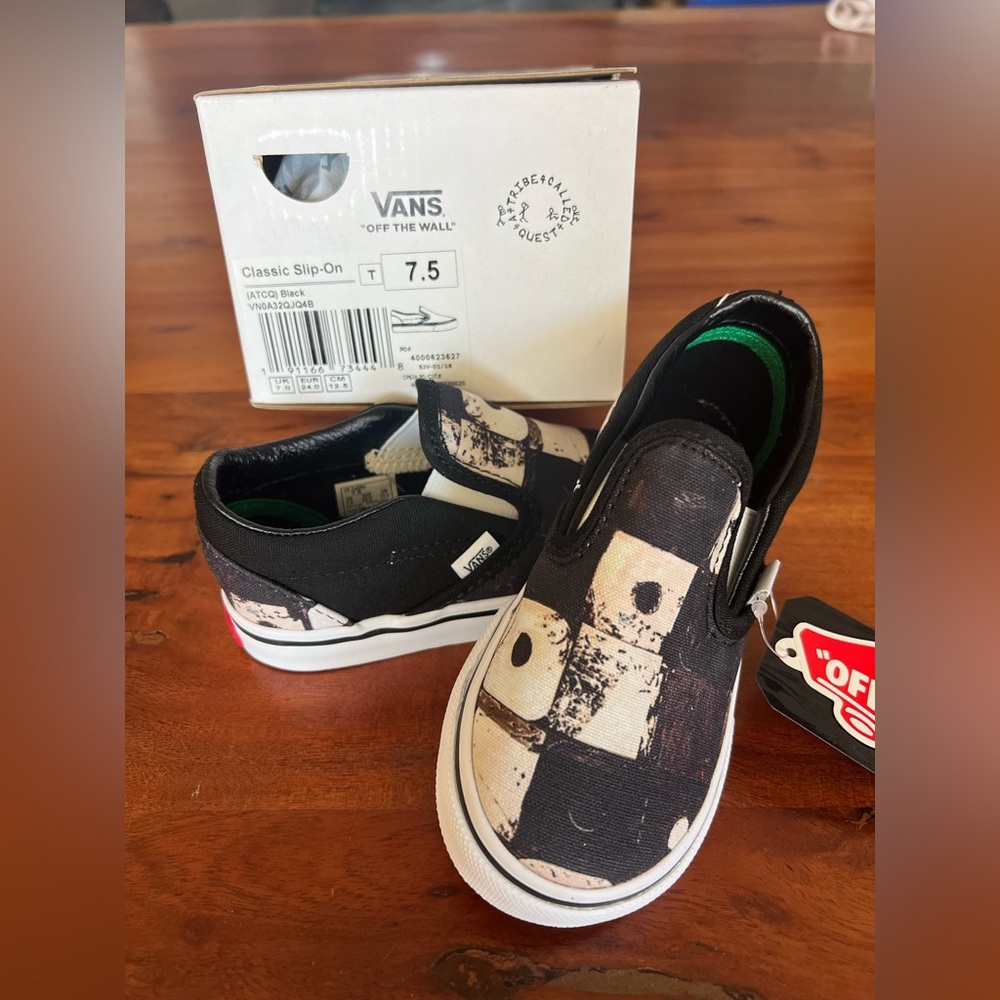 *RARE* Tribe called Quest x Vans. Toddler shoes Sz. 7.5 NWT